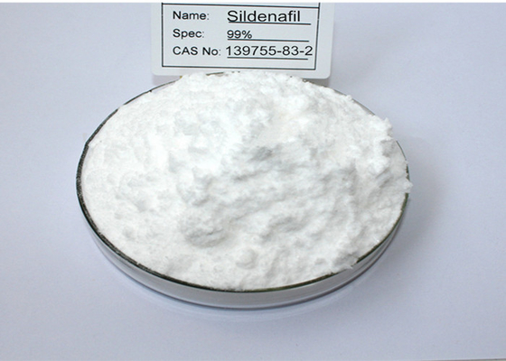 Materia prima farmacéutica Cas 139755-83-2 99% Disfunción eréctil Medicamento Sildenafl Sildenafil en polvo